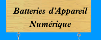 Batteries d'Appareil Numérique
